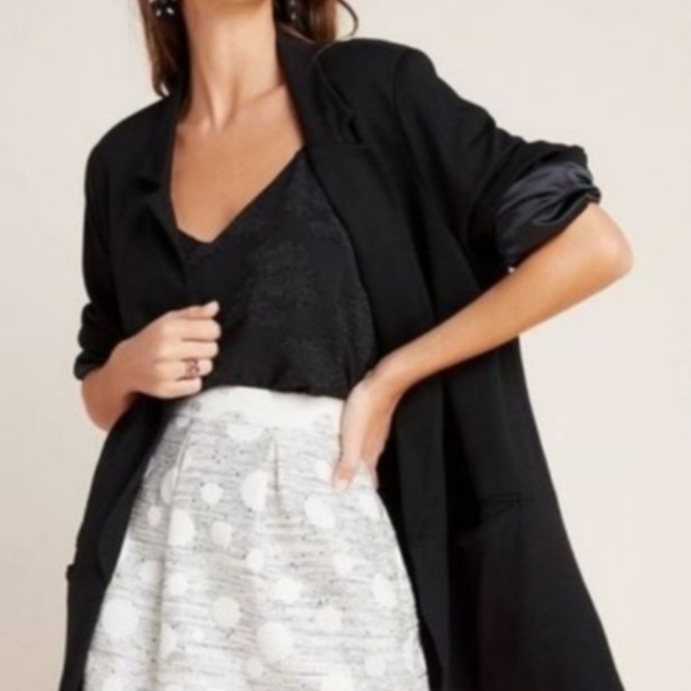 Metallic Polka Dot Jacquard Skirt, Maeve by Anthropologie - Picture 2 of 11